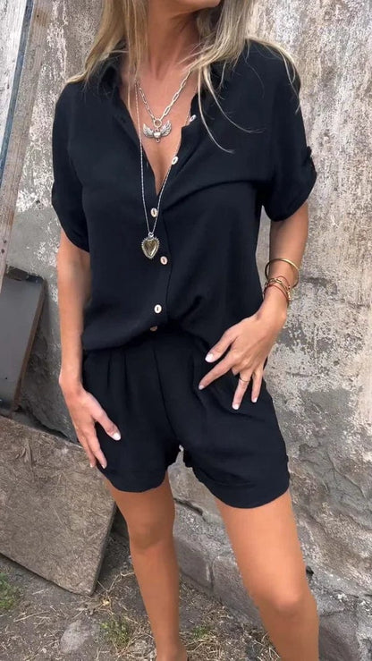 Vrouwelijke Zomerblouse van Katoen en Linnen