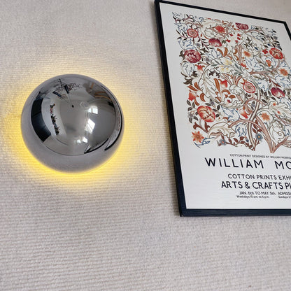 Ronde Wandlamp LED Glas IJzer Sfeerverlichting Hal Slaapkamer Woonkamer Minimalistische Wandverlichting Scandinavisch Interieur
