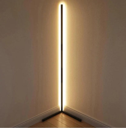 Vloerlamp LED Dimbaar Afstandsbediening 142cm Aluminium Minimalistisch Woonkamer Slaapkamer
