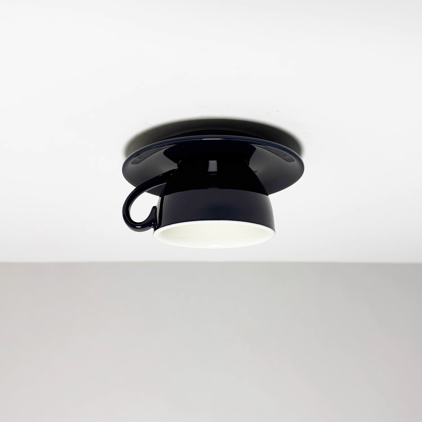 Plafondlamp Keramiek Koffiekop Vorm LED Blauw Roze Geel Slaapkamer Woonkamer Speels Design