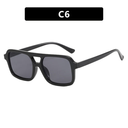 Dames Zonnebril Aviator Stijl Kleurige Lensen