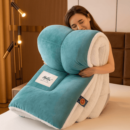 Sherpa Dekbed Omkeerbaar Zacht Fluffy Warmte Tweezijdig Alle Seizoenen Polyester