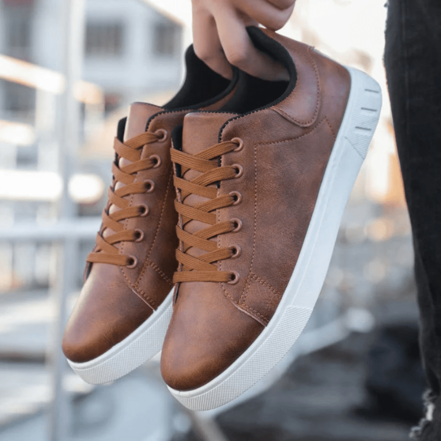 Leren Sneakers Heren Comfortabel en Stijlvol