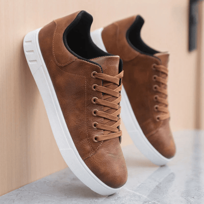 Leren Sneakers Heren Comfortabel en Stijlvol