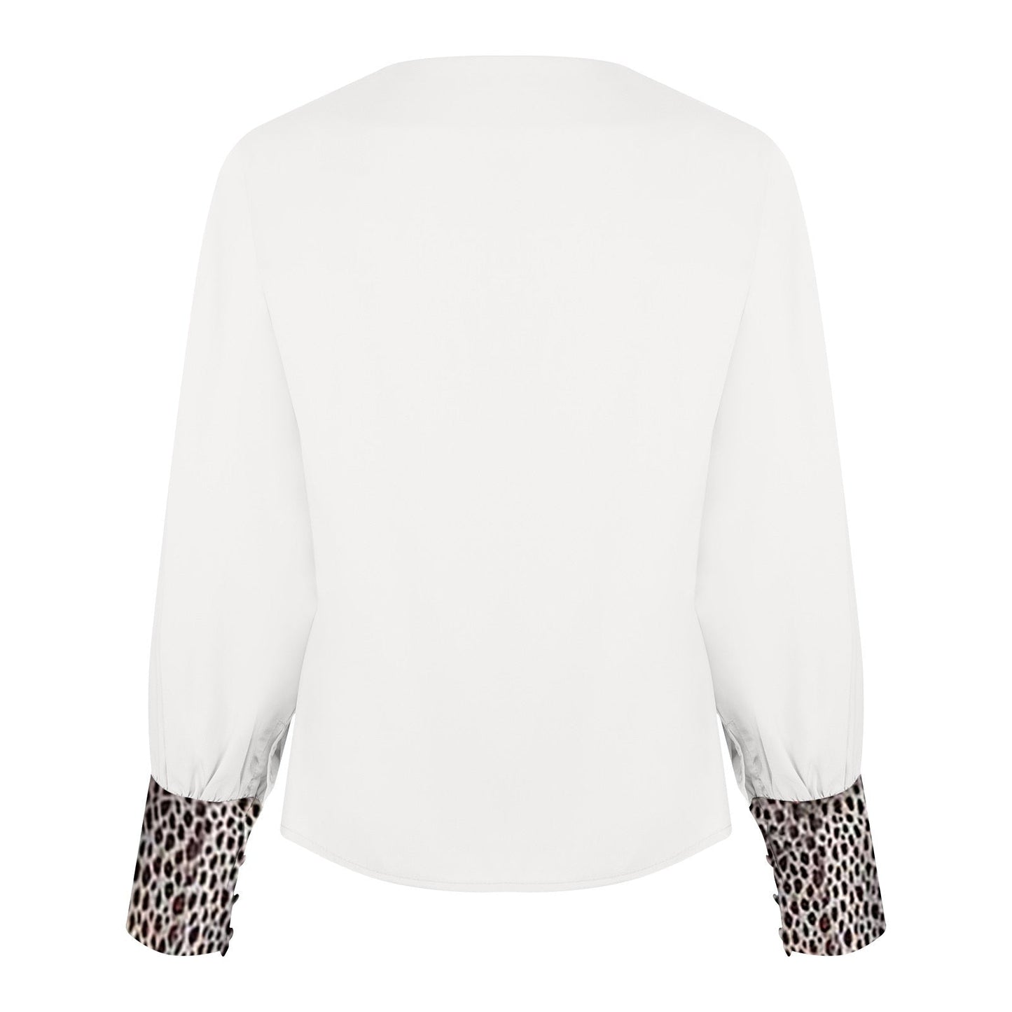 Luipaardprint Blouse Vrouwelijk Stijlvol