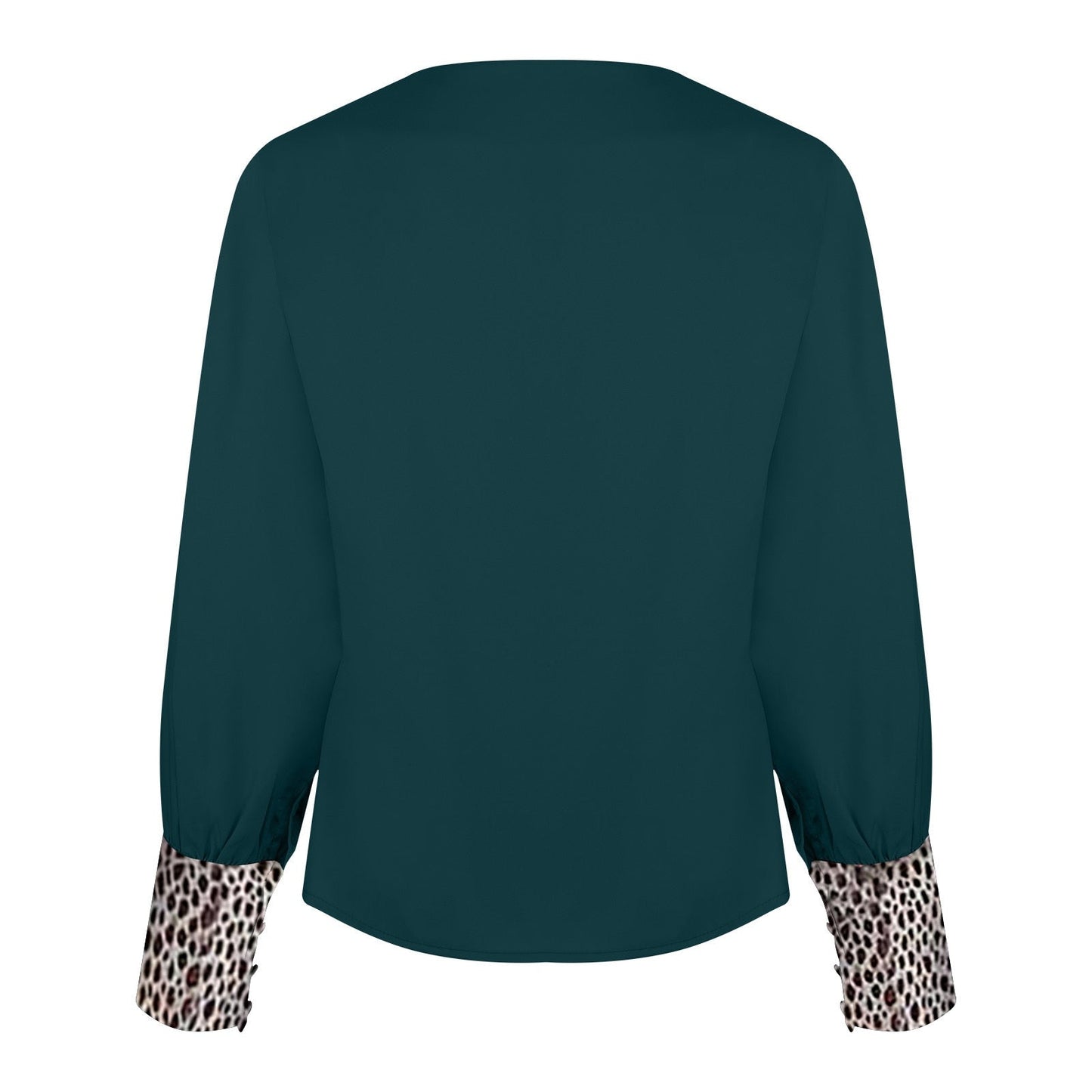 Luipaardprint Blouse Vrouwelijk Stijlvol