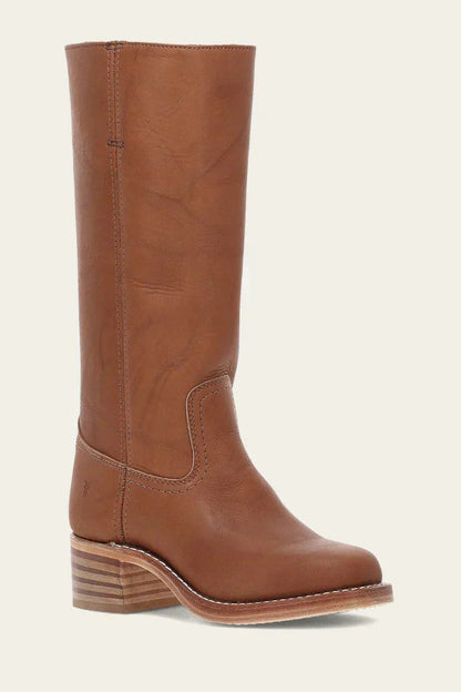 Dames Laarzen Zwarte Lage Hak Leer Stijlvol