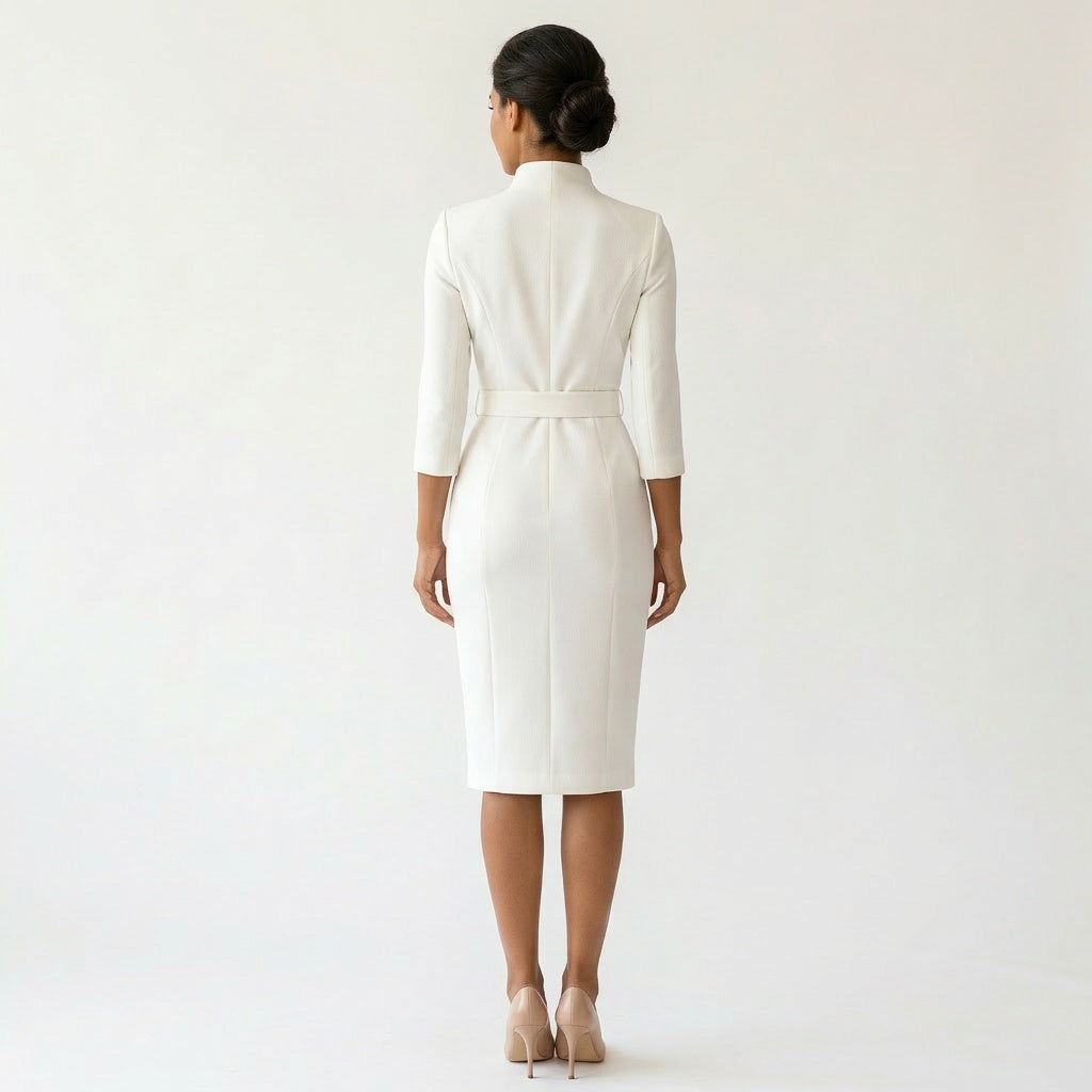 Dames Wikkeljurk met Lange Mouwen Sienna