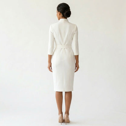 Dames Wikkeljurk met Lange Mouwen Sienna