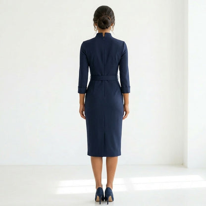 Dames Wikkeljurk met Lange Mouwen Sienna