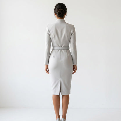 Dames Wikkeljurk met Lange Mouwen Sienna