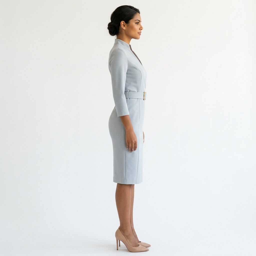 Dames Wikkeljurk met Lange Mouwen Sienna