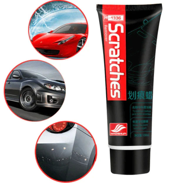 Auto Polijstset voor Kunststof 100ml met Nano-Spons | Restaureert Glans Plastic Bumper Trim Spiegel Dashboard | UV-Bescherming