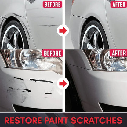 Auto Polijstset voor Kunststof 100ml met Nano-Spons | Restaureert Glans Plastic Bumper Trim Spiegel Dashboard | UV-Bescherming