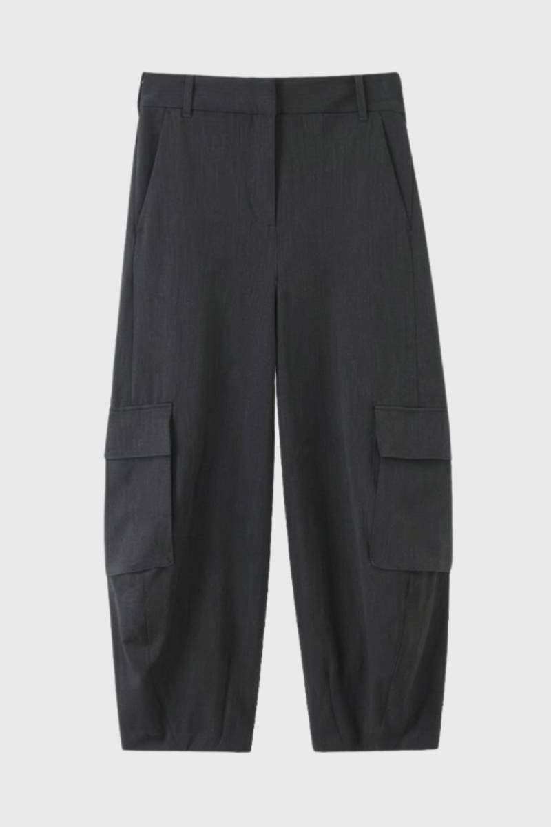 Dames Cargo Broek High Waist Grote Zakken Trendy Stijl - StudioMarella