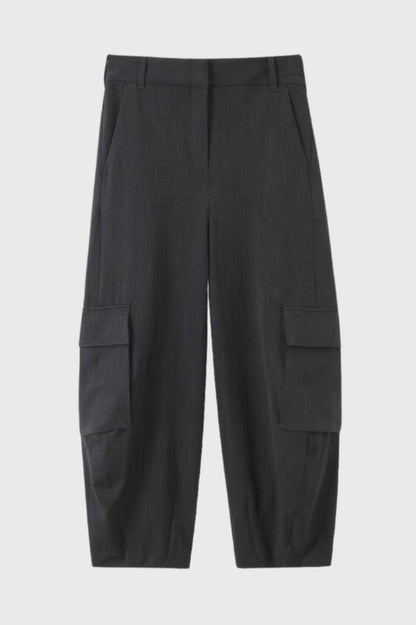 Dames Cargo Broek High Waist Grote Zakken Trendy Stijl - StudioMarella