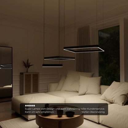 Moderne design hanglamp met zwevende vierkante vormen – Levora