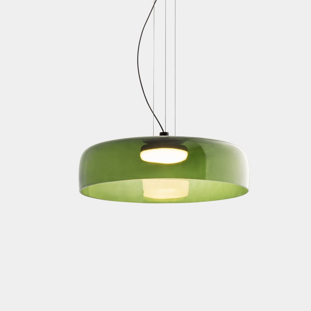 Hanglamp Glas Nordisch Design Gelaagd 1 2 3 Niveaus Oranje Groen Grijs Eetkamer Keuken Woonkamer Pendellamp Warm Licht LED Verstelbaar
