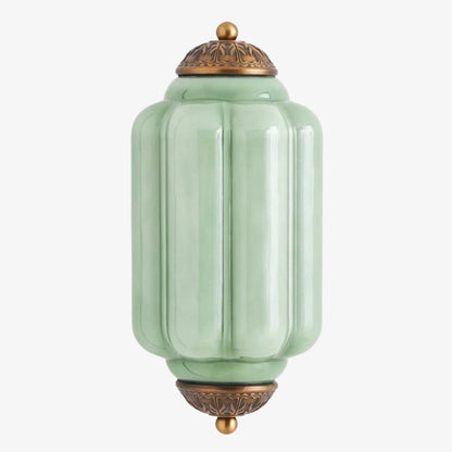 Eloise Vintage Scalloped Milk Glass Wall Sconce - Modern Accent Lighting for Bathroom and Bedroom