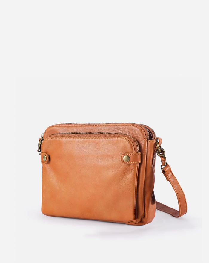 Luxe Lederen Schouder tas voor Dames - StudioMarella