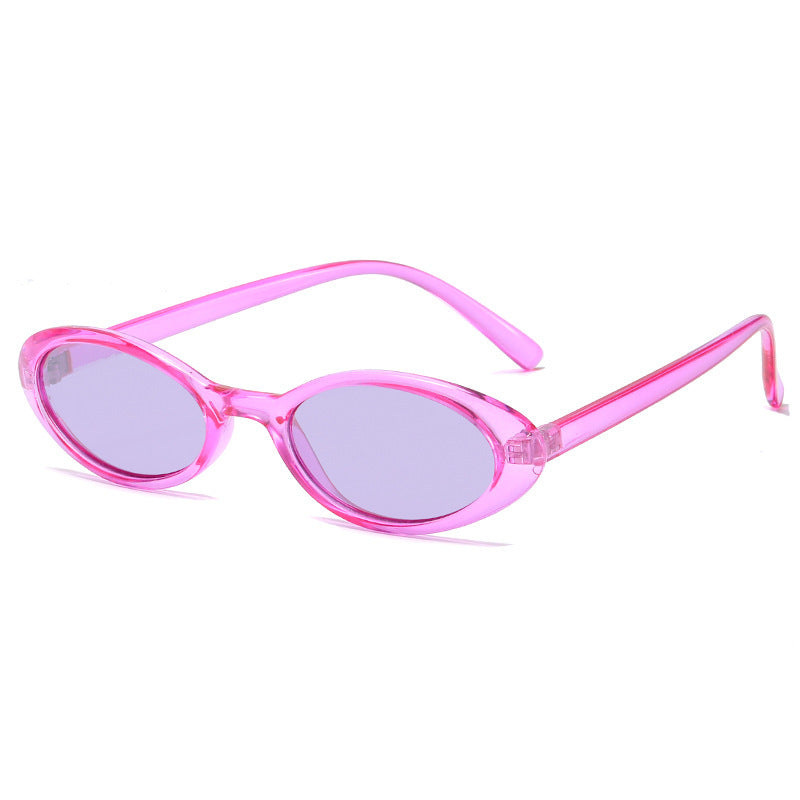 Dames Zonnebril Ovaal met Druppel Details Retro Look