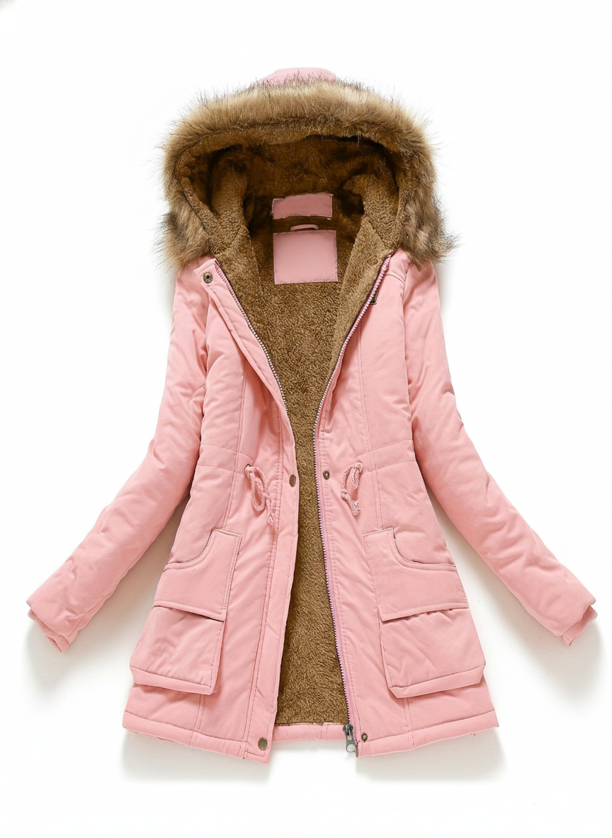 Dames Winterjas Parka met Capuchon Warm en Waterdicht