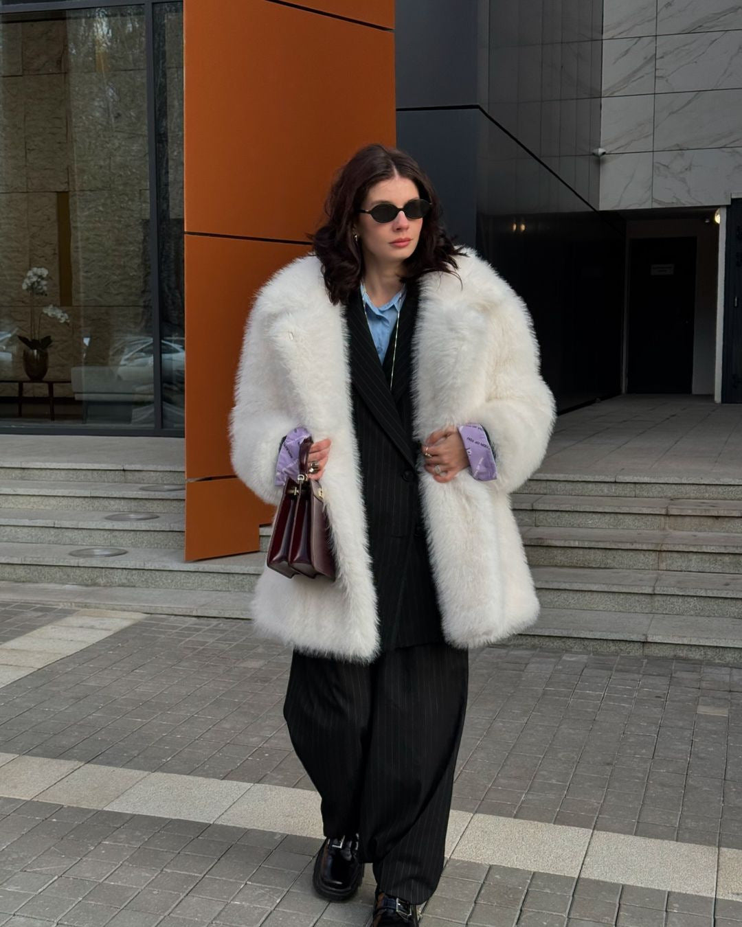 Dames Faux Fur Jas Stijlvol Luxe Warm en Elegante Look
