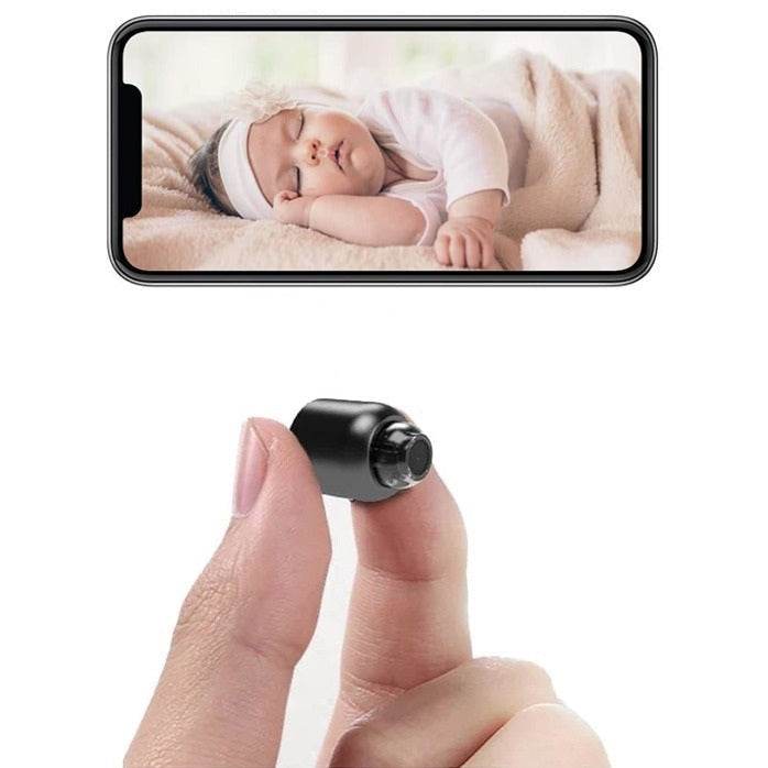 Compacte Wifi Beveiligingscamera 1080P HD met Nachtzicht en Bewegingsdetectie