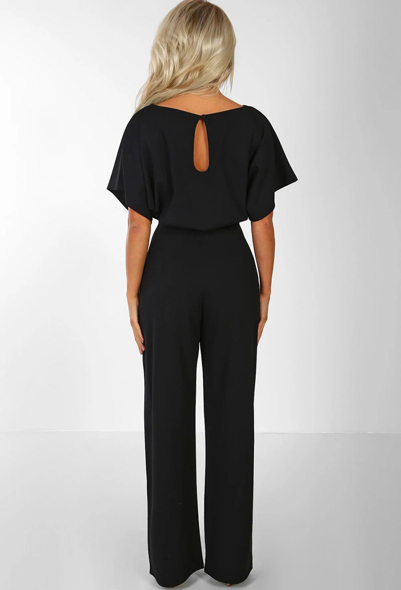 Vrouwelijke Jumpsuit Hoge Taille Comfortabele Pasvorm