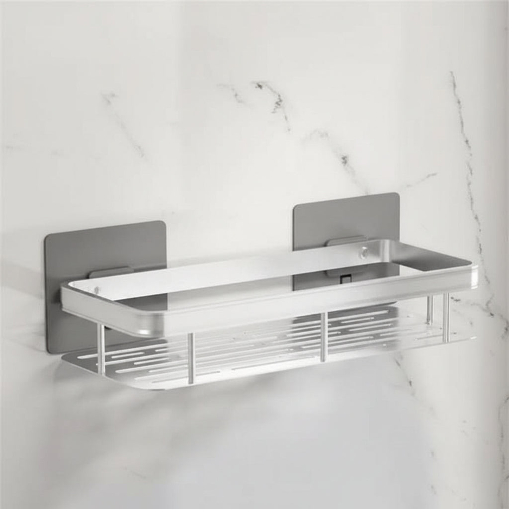 Badkamerplank Zelfklevend Boren ABS RVS Hoekplank Douche Scandinavisch Modern