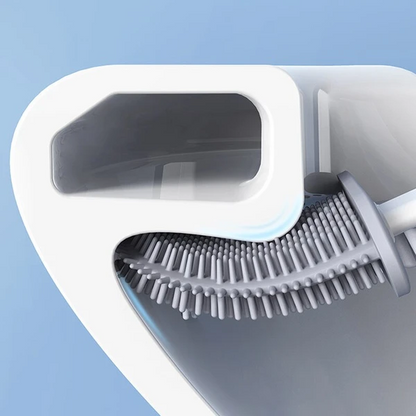 Toiletborstel met Flexibele Siliconen Kop – Hygiënisch en Modern Design voor Eenvoudige Reiniging