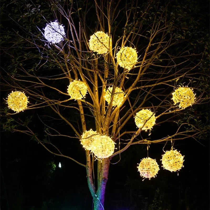 LED Lichtbol Buiten Waterdicht 20cm IP65 Warm Wit Tuinverlichting