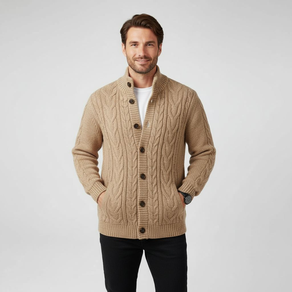 Gebreide Herenvest Raf Stijlvol Design - StudioMarella