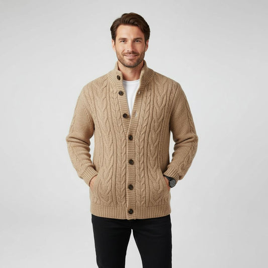 Gebreide Herenvest Raf Stijlvol Design - StudioMarella