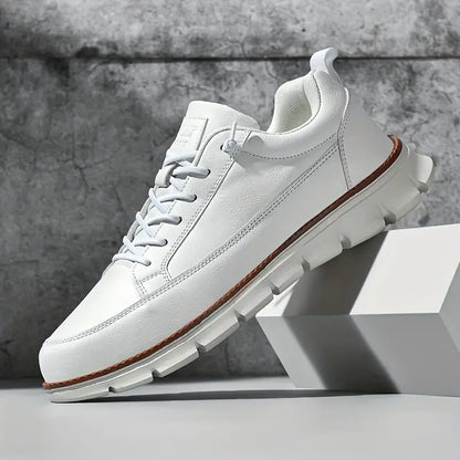 Lorenzo Sneakers van Leer Elegante Stijl