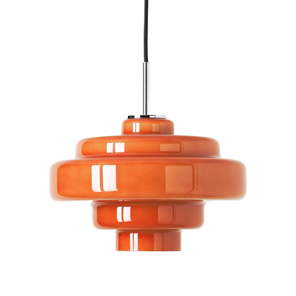 Gekleurde Glazen Hanglamp met Verstelbare Ophanging – Moderne Lichtpunt voor Eetkamer Keuken Woonkamer