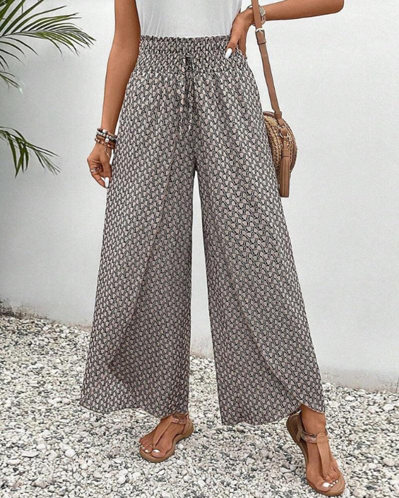 Pantaloni Palazzo Vrouwelijk Chic Zomerbroek - StudioMarella