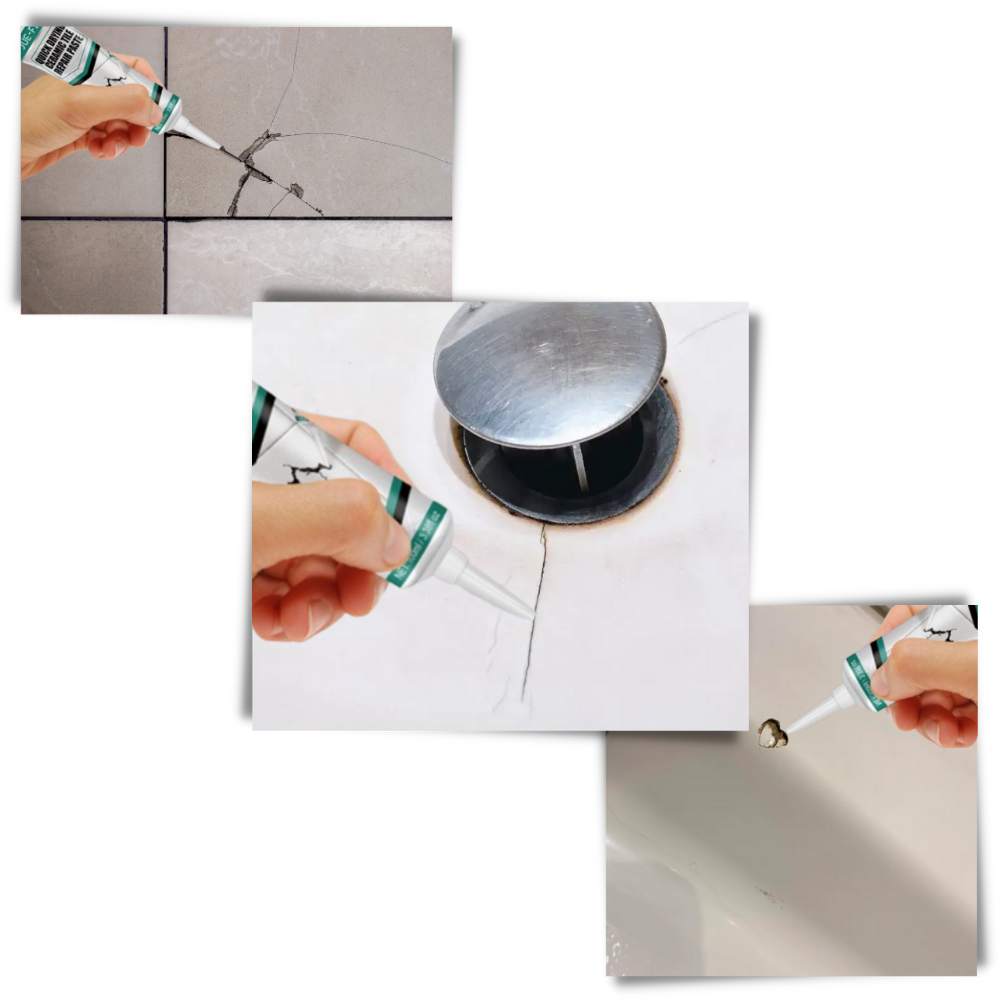 Keramische Voegenpasta Reparatieset 100ml Wit Waterbestendig