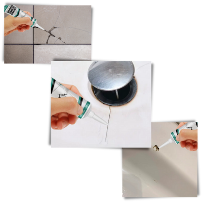 Keramische Voegenpasta Reparatieset 100ml Wit Waterbestendig