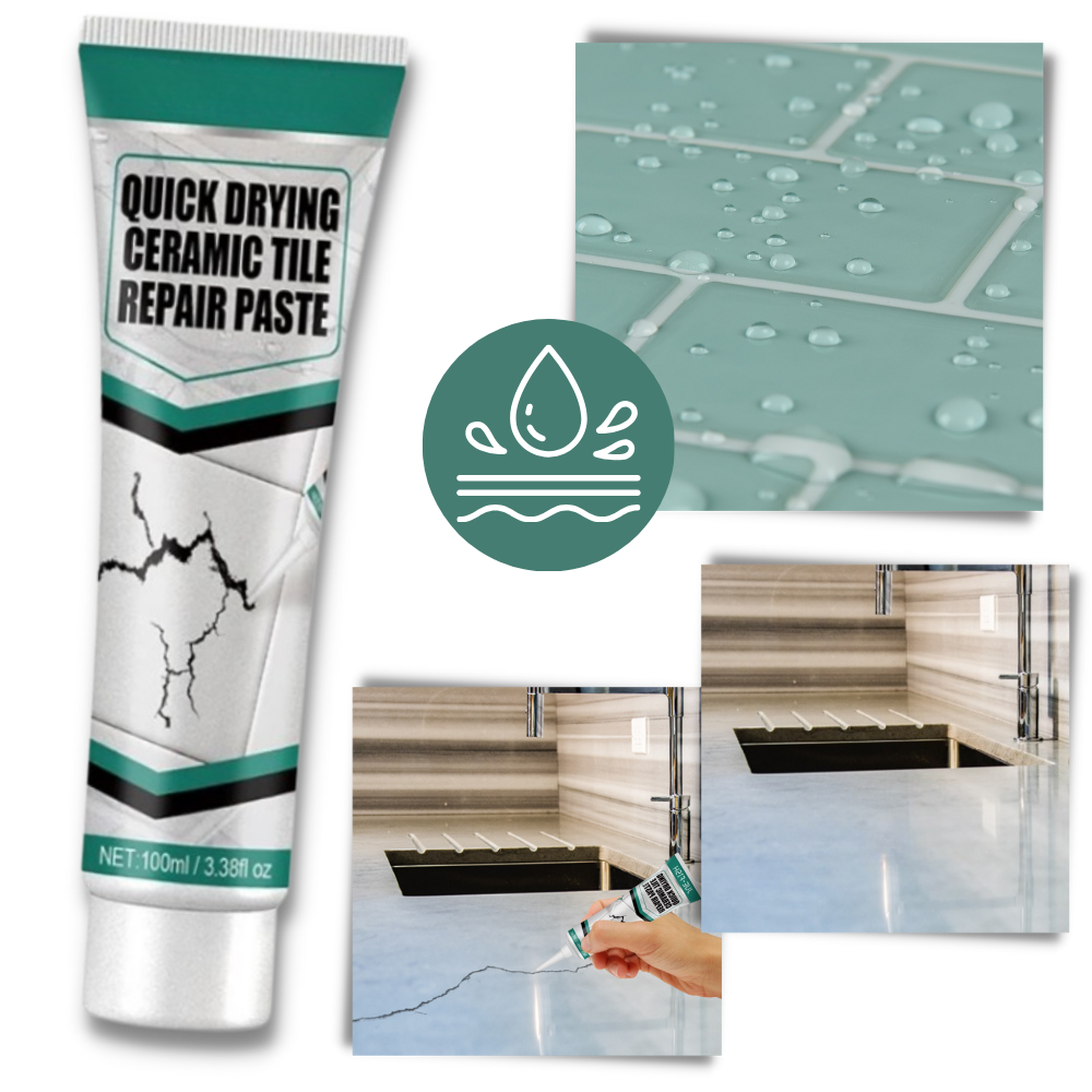 Keramische Voegenpasta Reparatieset 100ml Wit Waterbestendig