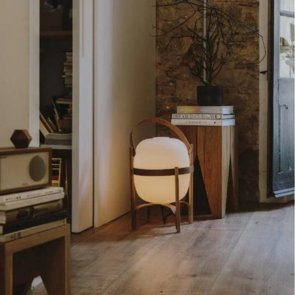 Tafellamp Hout Opaal Glas Naturel 3 Maten Woonkamer Slaapkamer Sfeerverlichting Staande Lamp Japandi Scandinavisch