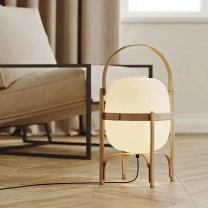 Tafellamp Hout Opaal Glas Naturel 3 Maten Woonkamer Slaapkamer Sfeerverlichting Staande Lamp Japandi Scandinavisch