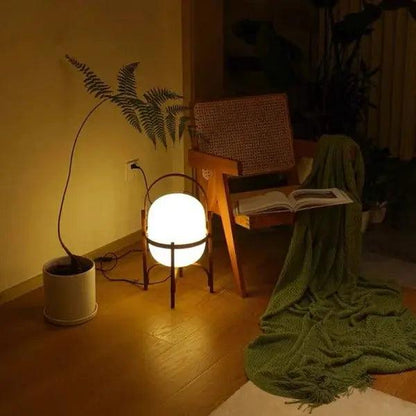 Tafellamp Hout Opaal Glas Naturel 3 Maten Woonkamer Slaapkamer Sfeerverlichting Staande Lamp Japandi Scandinavisch