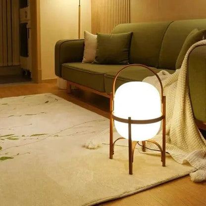 Tafellamp Hout Opaal Glas Naturel 3 Maten Woonkamer Slaapkamer Sfeerverlichting Staande Lamp Japandi Scandinavisch