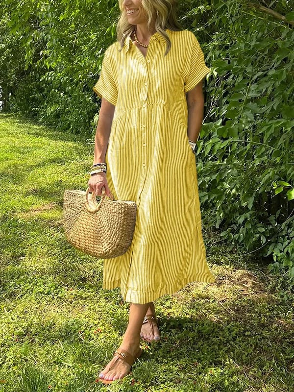 Dames Maxi-jurk Vrouwelijke Pasvorm Elegant