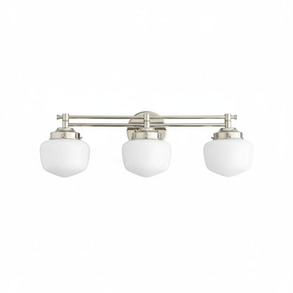 Globe Wandlamp Klassieke Badkamer Schoolhouse Verlichting Mat Opaal Glas voor Spiegel en Wastafel