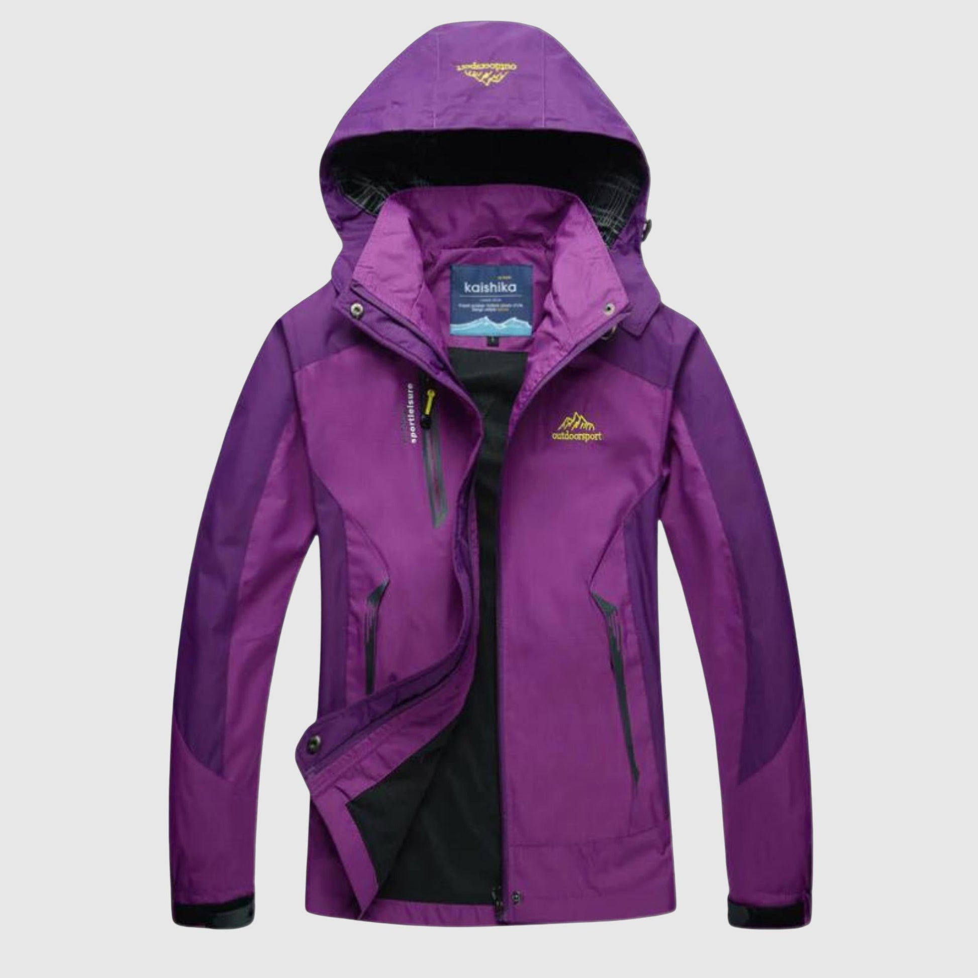 Waterdichte Damesjas met Capuchon voor Buiten en Wandelen - StudioMarella