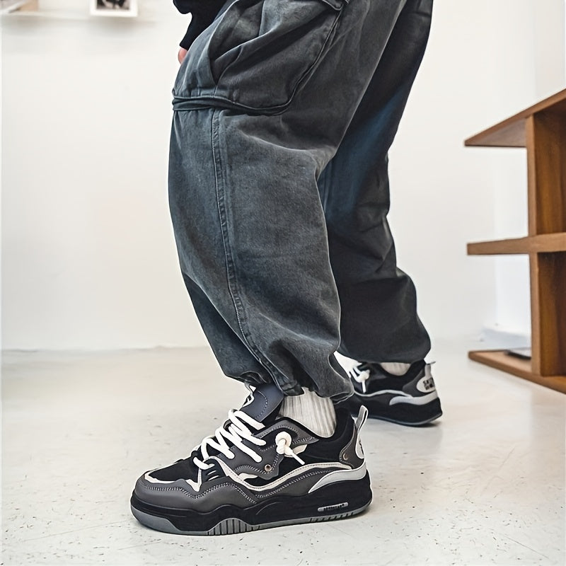 Heren Skateschoenen met Veters en Gripzool voor Mannen - StudioMarella