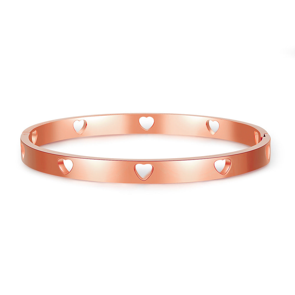 RVS Armband Dames met Hart Motief Roestvrij Staal