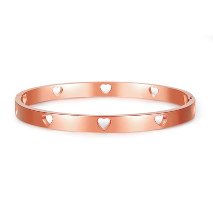 RVS Armband Dames met Hart Motief Roestvrij Staal